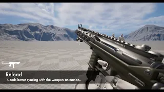 UE5: PM-33 SMG Animation Showcase, Stormbringer Studios