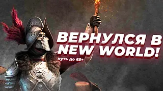 ВЕРНУЛСЯ В NEW WORLD! - ПУТЬ ДО 65+