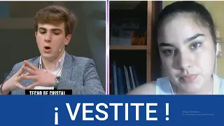 Joven liberal le hizo una pregunta a una feminista y la dejo ultra domada