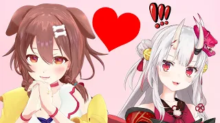 Korone Suddenly Confessed to Ayame Out of Nowhere [Hololive]