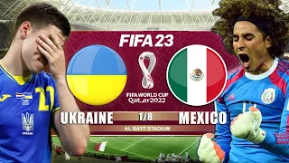 FIFA World Cup Qatar 2022 УКРАЇНА - МЕКСИКА 1/8 ФІНАЛУ. FIFA 22 MOD World Cup Qatar 2022 download