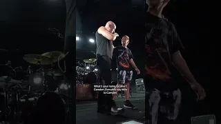 It’s always fun to have Disturbed Ones join us on stage 🤘🤘 #disturbed #livemusic #joinus #metal