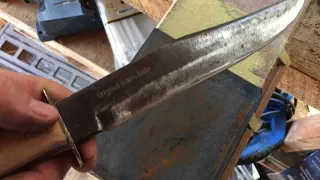 Restoring A Solingen Original Bowie Knife