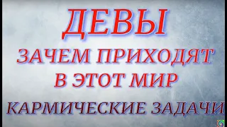 Знак Зодиака- Дева. Зачем приходит в этот мир... Кармические задачи.