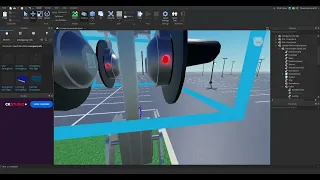 How to make a railroad crossing on Roblox Tutorial (2022)