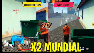 FLUXO TWO9 VS APELAPATO NO X2 MUNDIAL FOI EPICO! X2 MUNDIAL WEEDZAO!