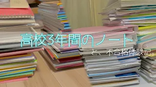 高校3年間の全ノートを高速で紹介。