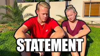 FAKE VIDEOS - STATEMENT!