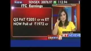 ITC beats street with Q3 net profit of Rs 2052 cr  up 21%