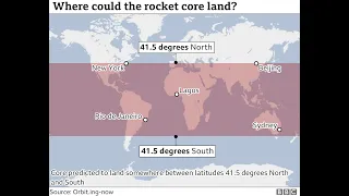 Chinese Rocket Uncontrolled Re-entry |Debris Falling to Earth |Long March 5B - CZ-5B| LIVE Tracking