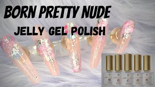 Born Pretty Nude Gel Polish Review| Press On Nails