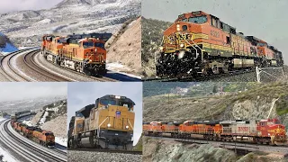 Snow Day! Cajon Pass Railfanning during the 2023 California Blizzards 2/23/2023