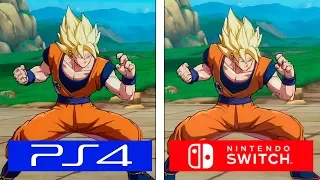Dragon Ball FighterZ | Switch VS PS4 | Graphics & Framerate Comparison | Comparativa
