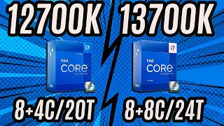 Core i7 12700K vs 13700K - Game Benchmark