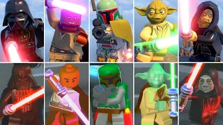 LEGO Star Wars The Skywalker Saga vs The Complete Saga Characters Evolution