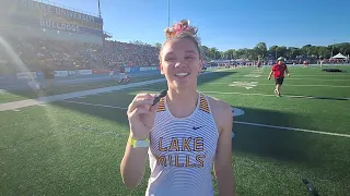 2024 State Track and Field - Avery Eastvold, Lake Mills High Jump