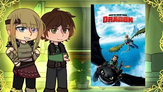 HTTYD react to the future  || how to train your dragon || Gacha || drama || reaction