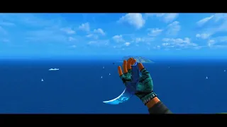 🤑Karambit cold flame + gloves fossil🤑  | Сет