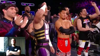 WWE Raw Cruiserweight 25/9 2017 Enzo Amores celebration goes wrong