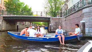 Amsterdam Canal Cruise (We rented a Boat)