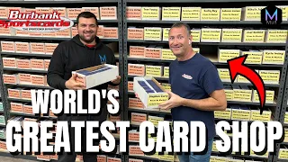 INSIDE The LARGEST SPORTS CARD SHOP IN THE WORLD: @BurbankCards