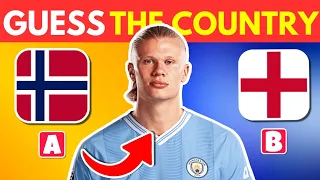 GUESS THE COUNTRY OF THE FOOTBALL PLAYER | FQC QUIZ FOOTBALL 2024