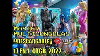 NUEVO MASTER MULTICONSOLAS 17 EN 1 40GB WIN XP 2022 DESCARGABLE POR MEGA