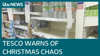 Tesco, Amazon and McDonald's warn of Christmas disruption due to HGV driver crisis | ITV News