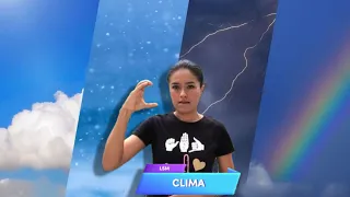 El clima en LSM lengua de señas mexicana #lsm