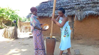 African village life #cooking village food for Breakfast