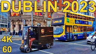 🇮🇪[4K HDR] CENTRAL DUBLIN 2023 4K 60FPS WALKING TOUR IRELAND