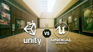 Unity vs Unreal : Graphics Comparison (HDRP DEMO)