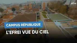 Campus Efrei - Site République vu du ciel (Villejuif)