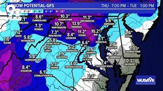 Next big winter storm threat coming Sunday into Monday