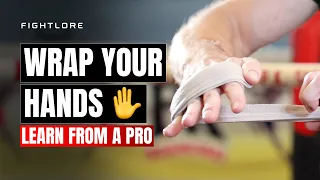 How to Wrap Your Hands - (best method for Muay Thai, Boxing & MMA) I Fightlore Official