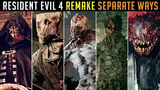 Resident Evil 4 Separate Ways - All Boss Fights + Mini Bosses