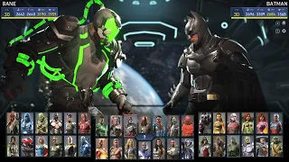 Bane vs Batman (Very Hard) - Mortal Kombat 11 vs Injustice 2 | 4K UHD Gameplay