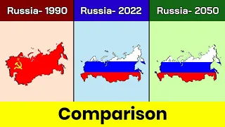Russia 1990 vs Russia 2022 vs Russia 2050 | Russia | Russia 1990 vs 2022 | Comparison | Data Duck