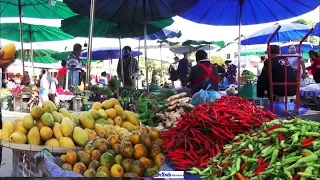 Vang Vieng Morning Farmer Market.