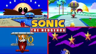 Evolution of Special Stages in Sonic Games (1991-2018)