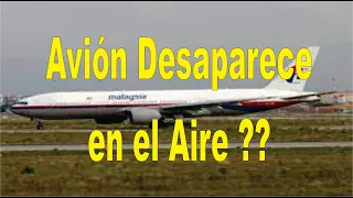 A Mayday Avion que desaparece en el aire Y NO SE SABE SI ES POR UNA BOMBA O ES POR UN MISIL,