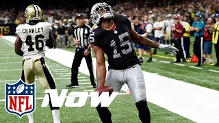 Raiders Go For 2-Point Conversion & The Win! (Radio Calls from Raiders & Saints) | NFL