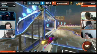 Daniel insane flip reset goal stunned G2 defense l Spacespation vs G2