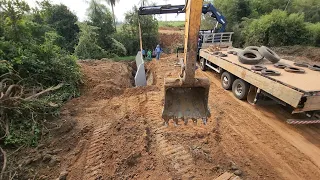 COLOCANDO 2 PLACA E CAVANDO VALA DOS TUBO🏗// Escavadeira hidráulica ep_04