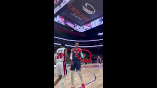 Kyle Kuzma has been fined $15,000 by the NBA for “directing an obscene gesture toward a fan” in Wed