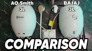 AO Smith vs Bajaj Geyser || Bajaj Splendora vs AO Smith EWS || 3L Best Instant Geysers 2024