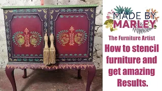 How to stencil furniture and get amazing results