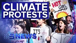 Extinction Rebellion demonstrations begin across country | Nine News Australia