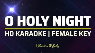 O Holy Night | KARAOKE - Female Key G