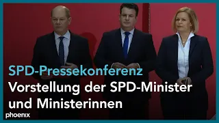 Vorstellung der SPD-Ministerinnen und Minister